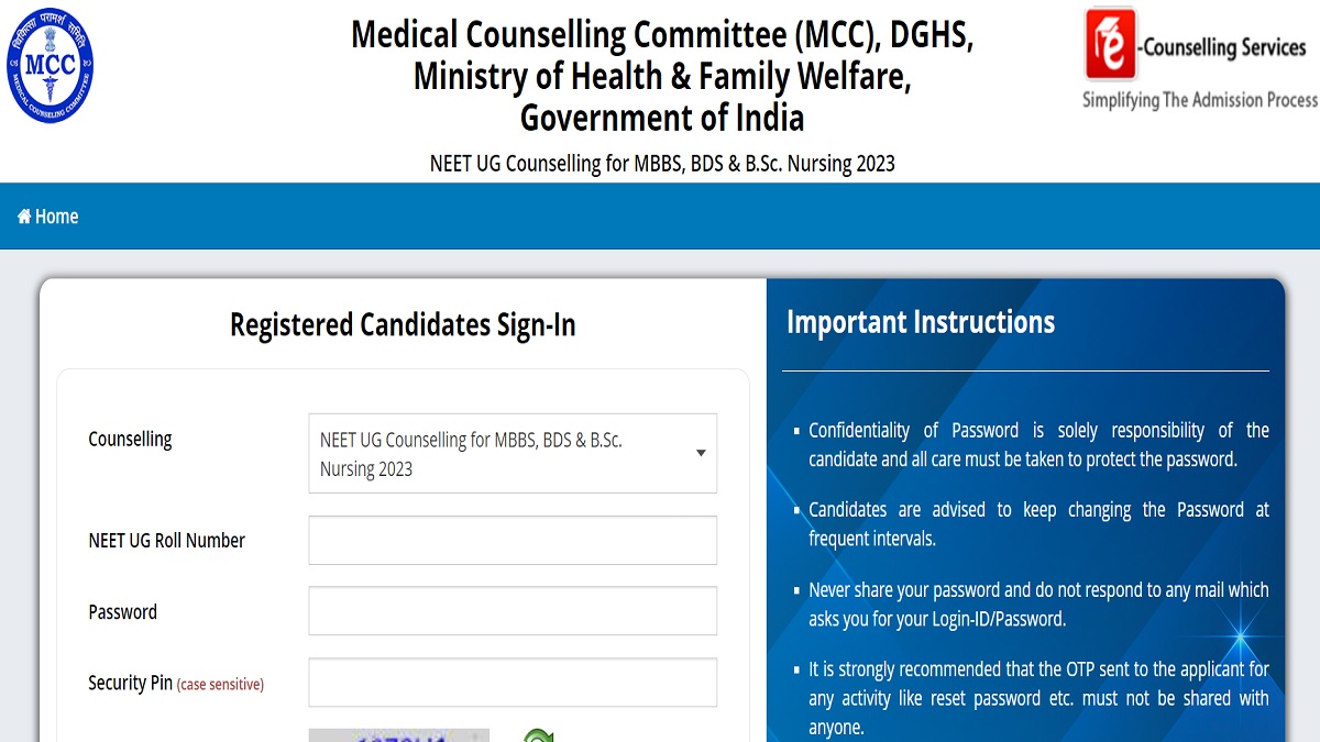 NEET UG Counselling 2023 Stray Vacancy Registrations Close Tomorrow ...