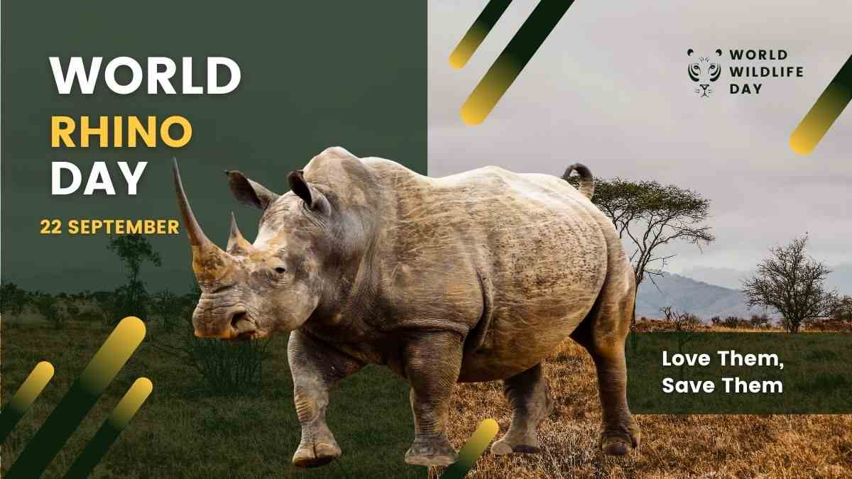 World Rhino Day - Current affairs