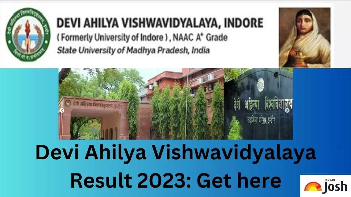 DAVV Result 2023 OUT at dauniv.ac.in; Direct Link to Download UG, PG ...