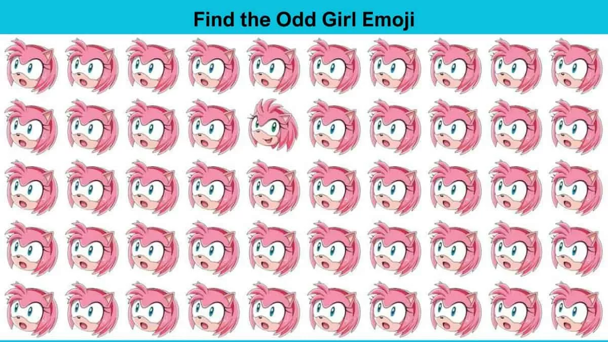Find the odd girl emoji in 5 seconds