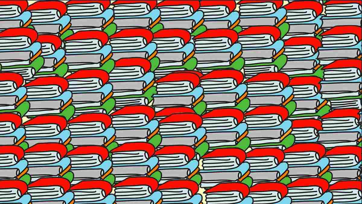 Can You Spot The Pencil Hidden Among Books Within 8 Seconds?