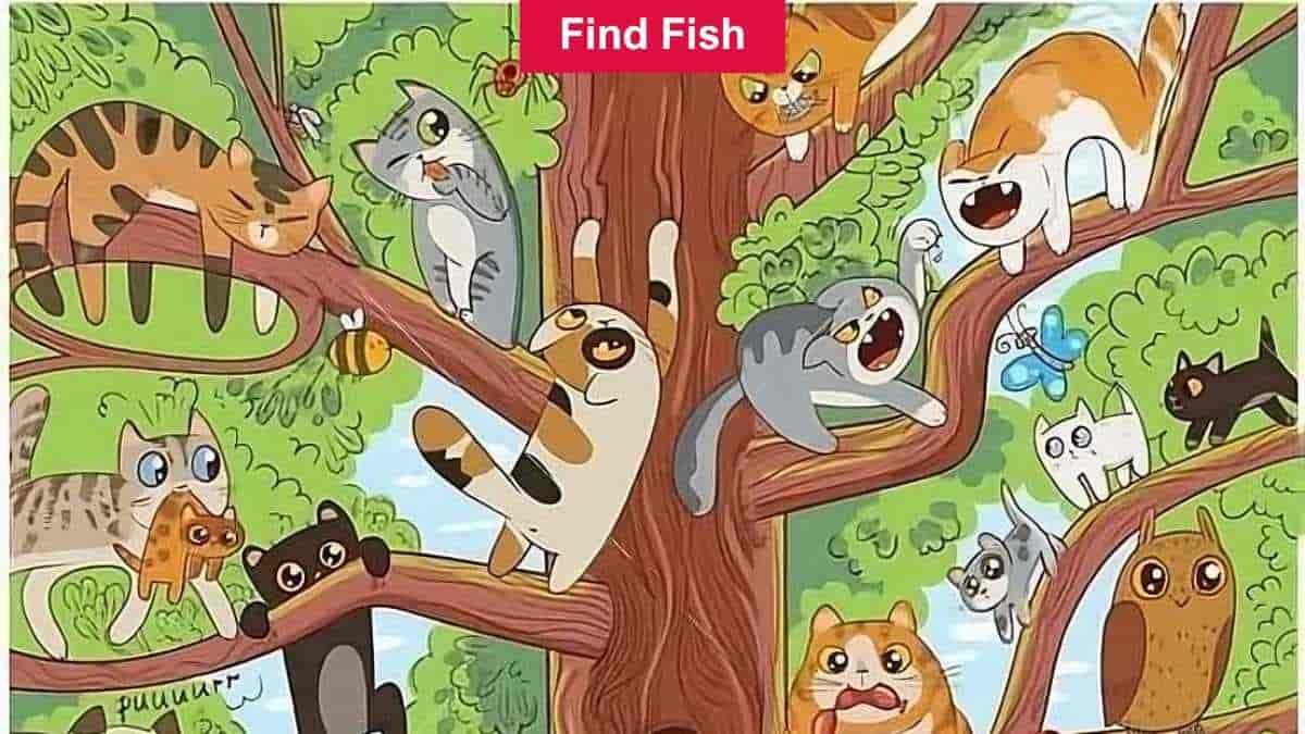 Brain Teaser Visual Skill Test: Find the fish in the picture in 5