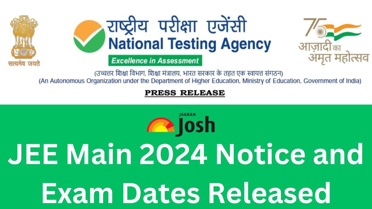 JEE Main 2024 Notice and Exam Dates Released