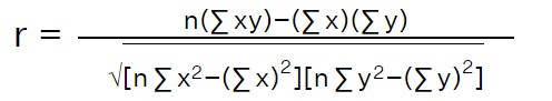 Correlation Formula