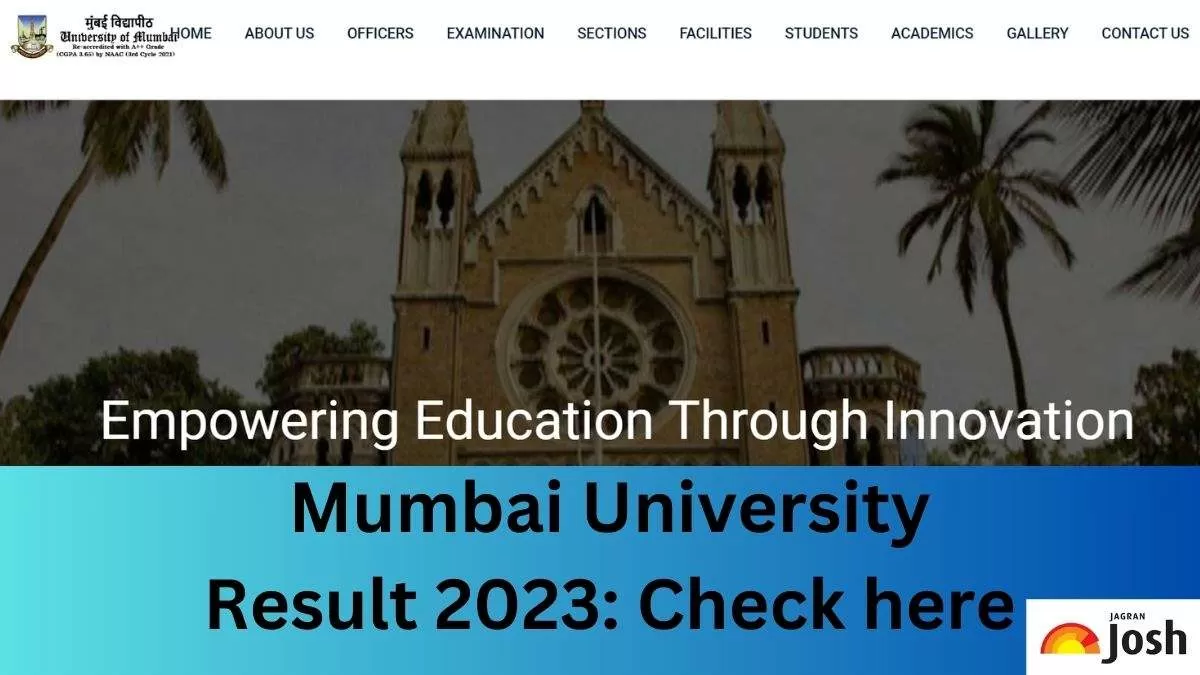 Mumbai University Result 2023 OUT At Mu.ac.in: Download UG, PG ...