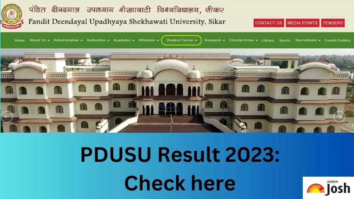 Check out the direct link to download Shekhawati University Result 2023 PDF here.