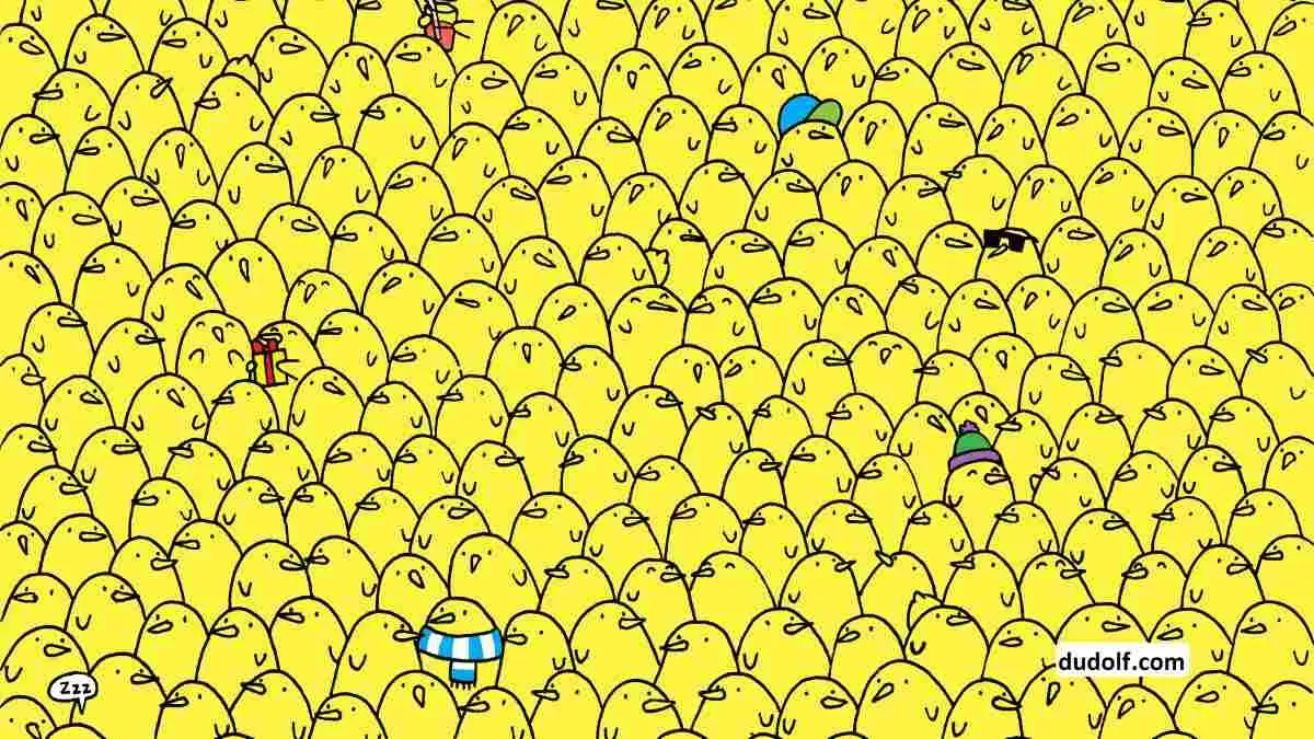 Visual Puzzle: Find 5 Lemons.