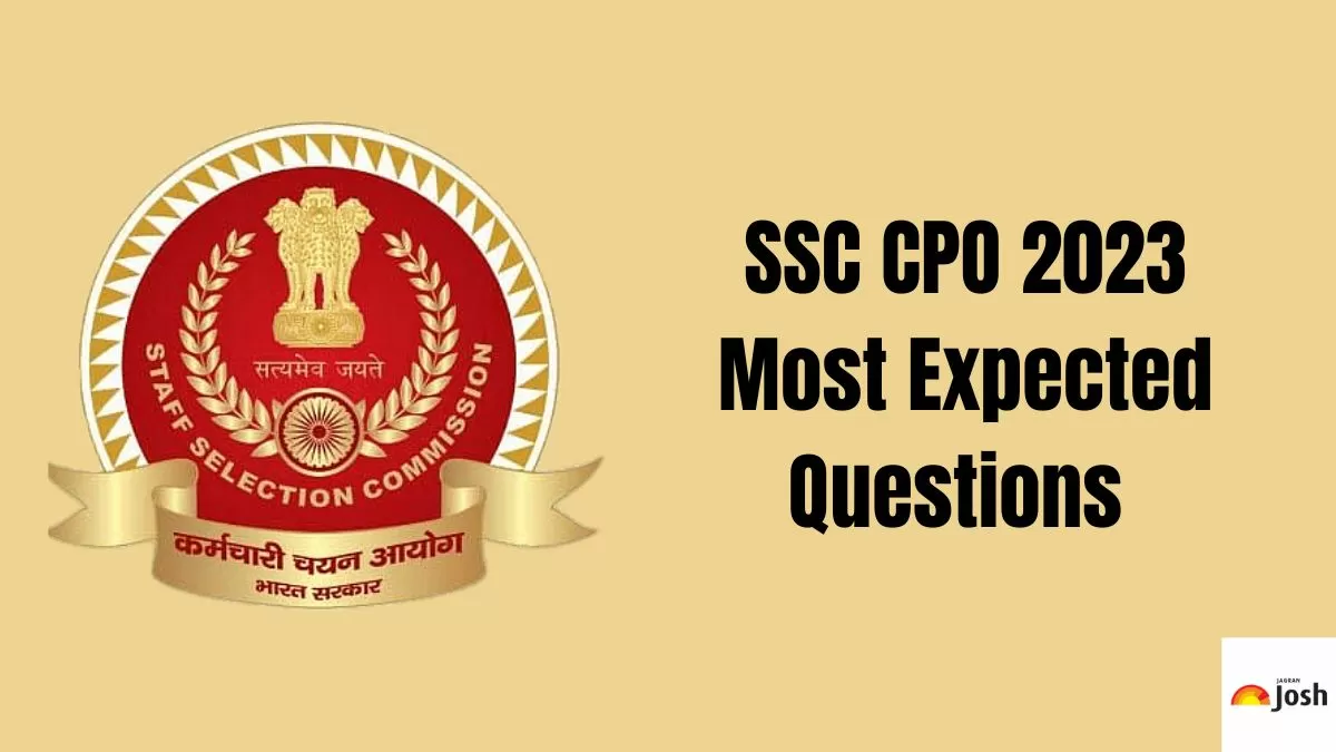 Attempt most important questions for SSC CPO 2023 exam here.