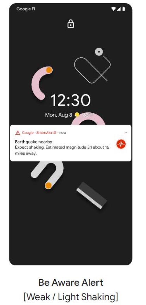 Google Android Earthquake Alert System