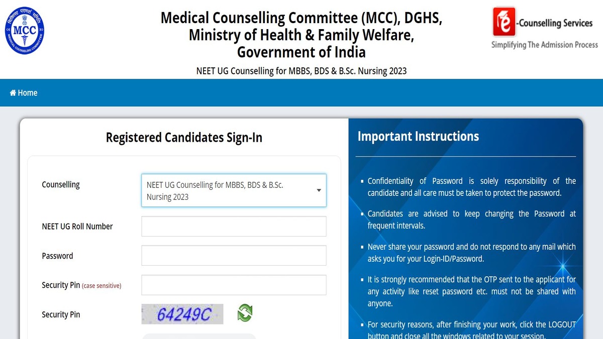 NEET UG 2023 Counselling Round 3 registration ends tomorrow, apply soon