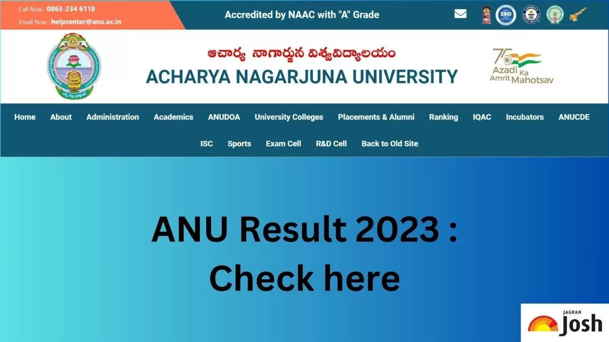 ANU Result 2023: Check here