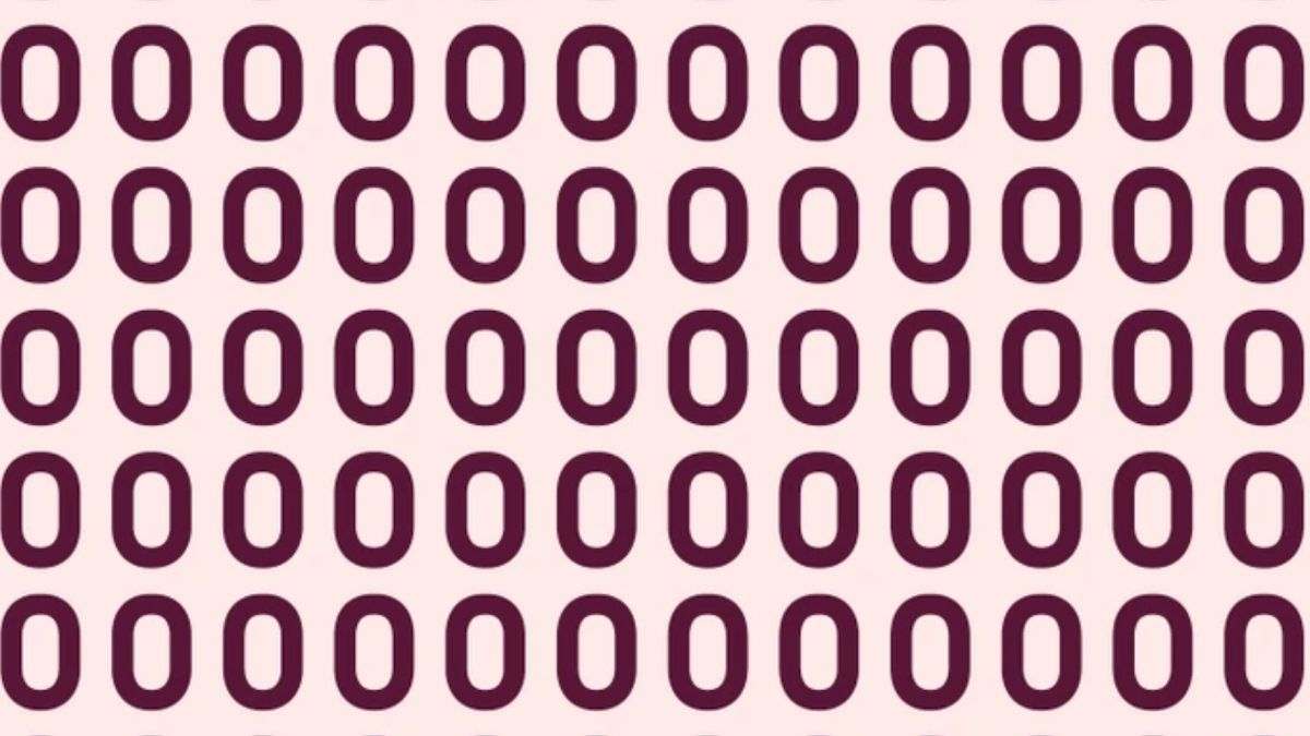 Brain Teaser for Testing Your IQ: Can you spot the Hidden Number Among Os in picture within 7 secs?