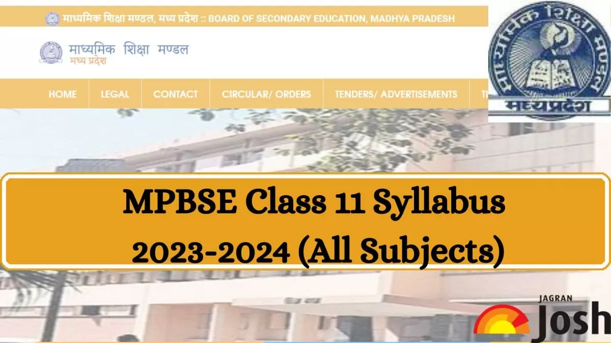 Get here detailed MP Board MPBSE Class 11th Syllabus 