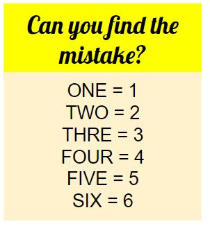 Can you find the mistake in 5 seconds? Try the latest puzzle stumping the  internet