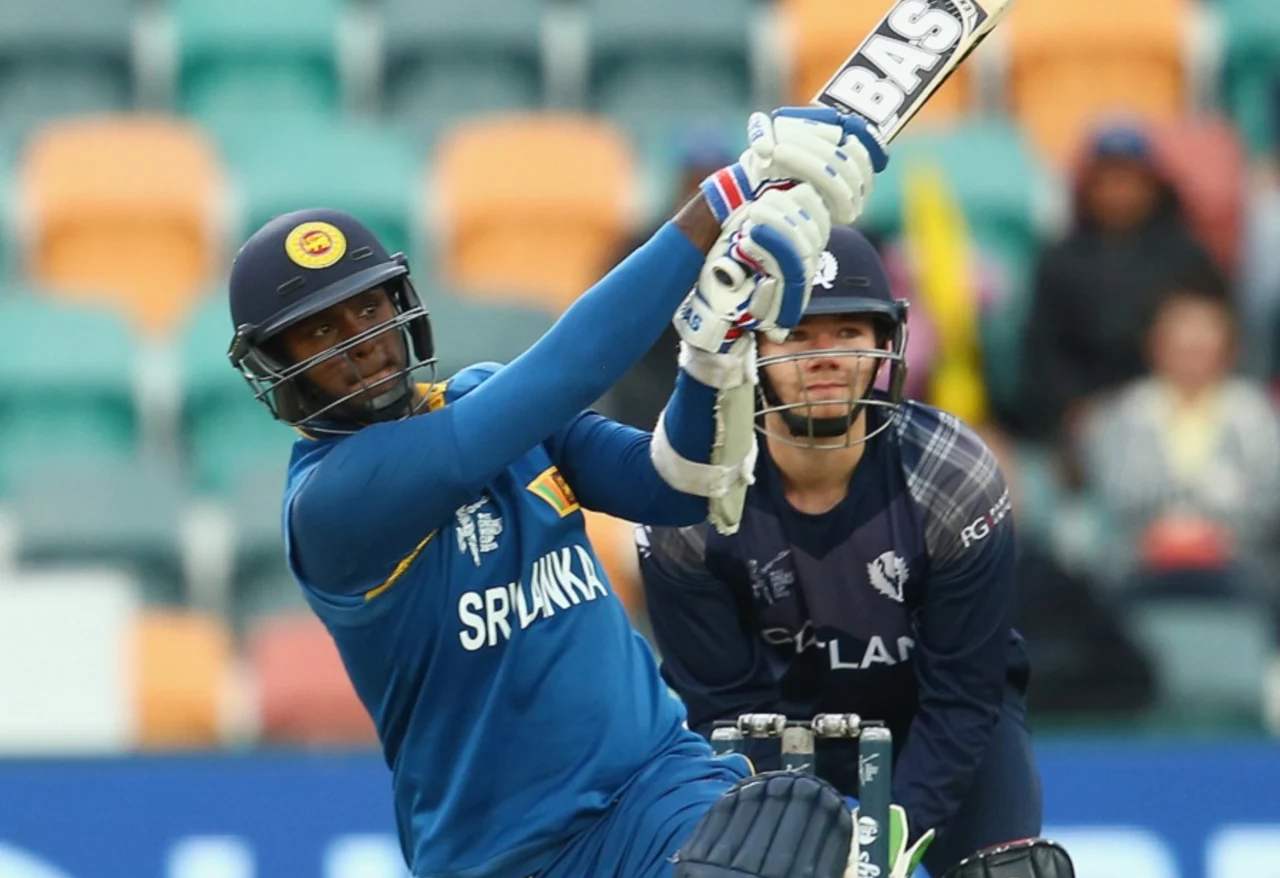 Angelo Mathews World Cup Fifty