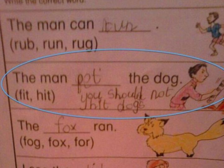 Funny Test Answers From Students in Test and Exam Questions