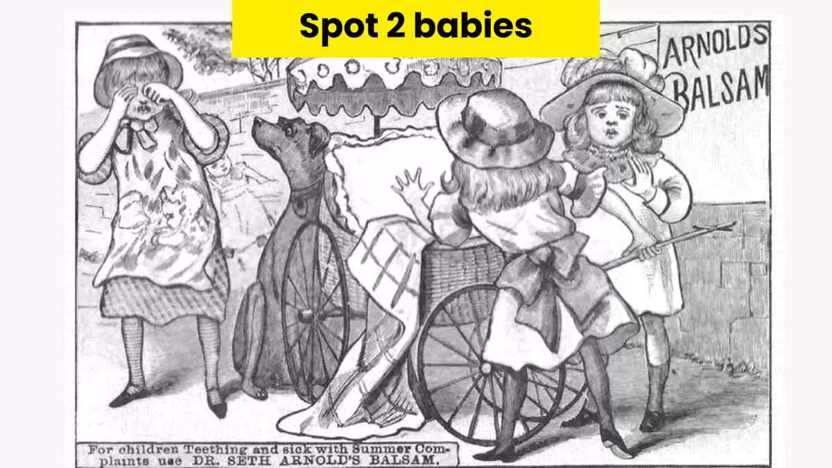 Can you spot 2 babies in this brain teaser?