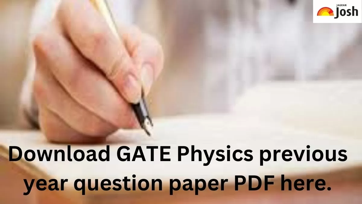 Download GATE Physics previous year question paper PDF here.