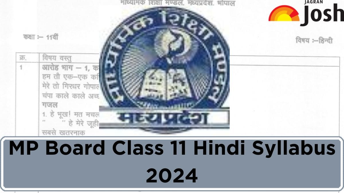 Get here detailed MP Board MPBSE Class 11th Hindi Syllabus and paper pattern