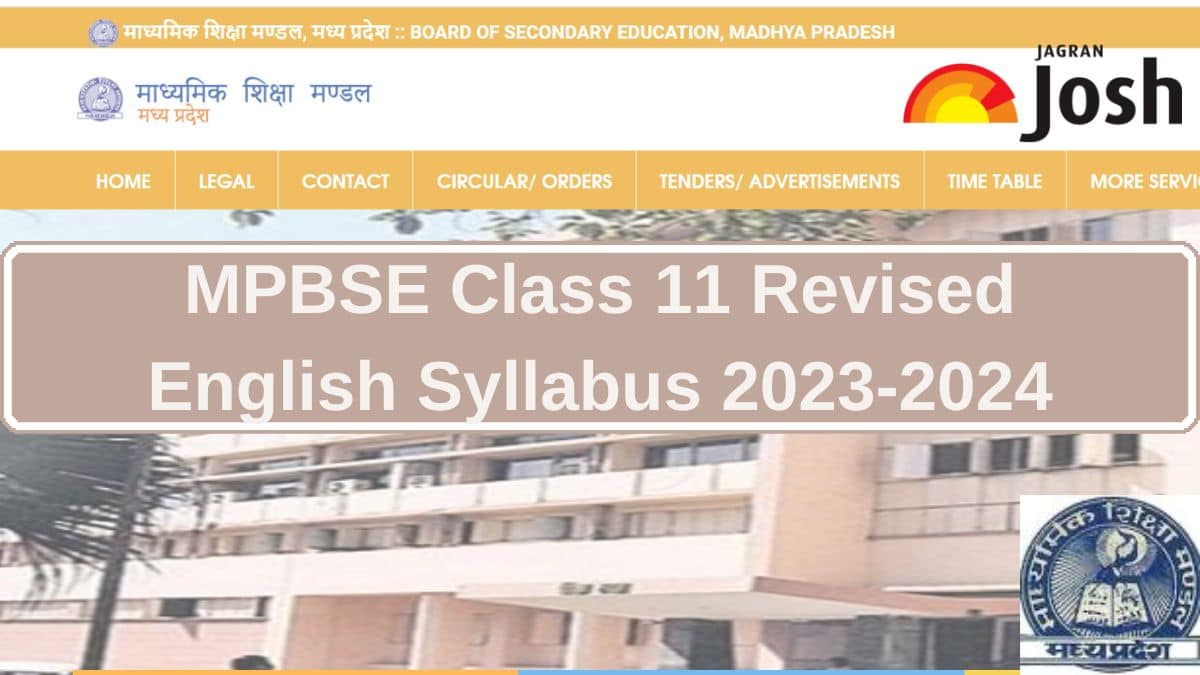Get here detailed MP Board MPBSE Class 11th English Syllabus and paper pattern