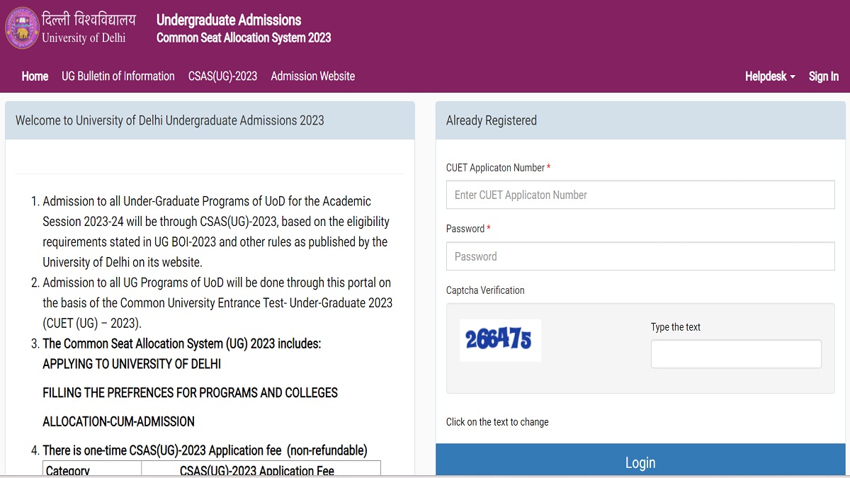 Du Ug Spot Admission 2023 Round 2 Schedule Announced Applications From