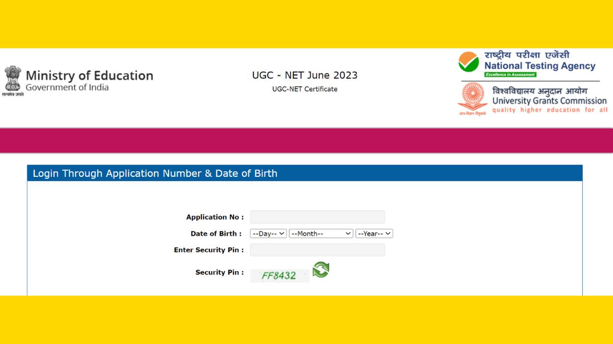NTA UGC NET June 2023 E-certificate Out @ugcnet.nta.nic.in