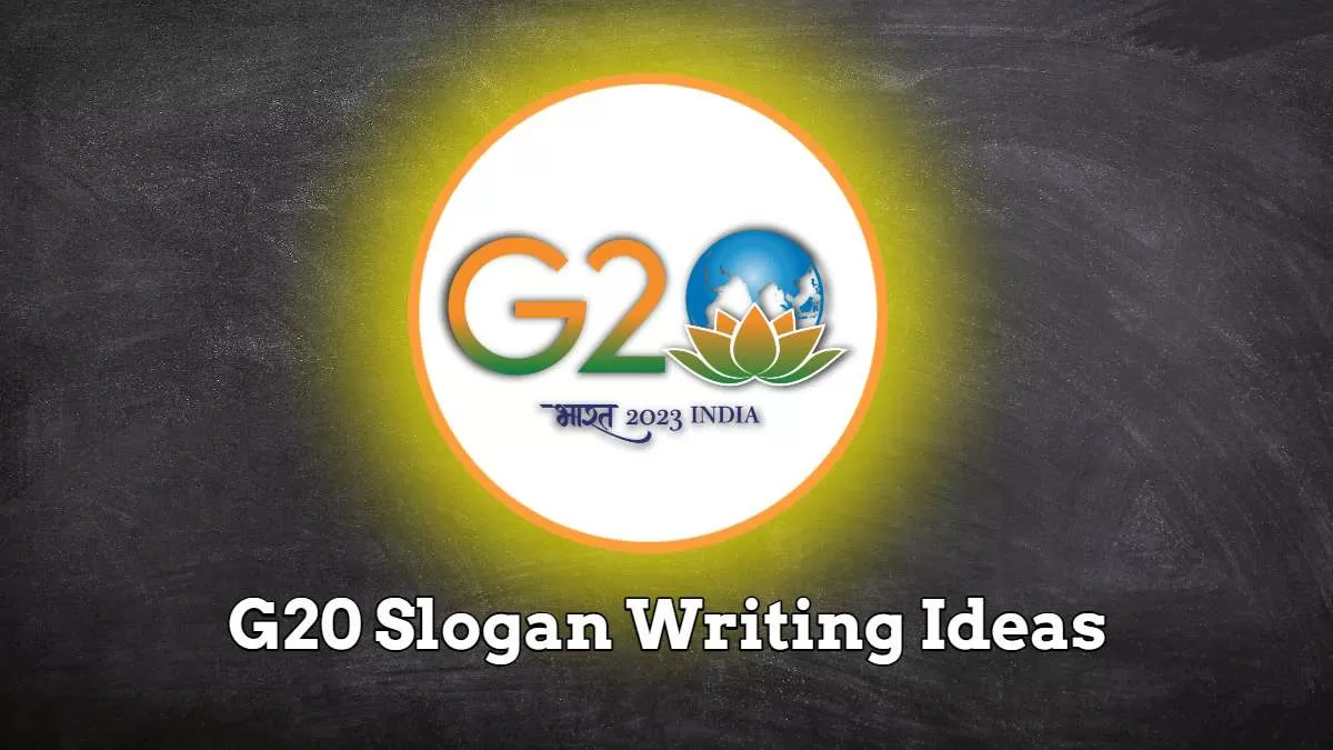 G20 Slogan Ideas for School Students