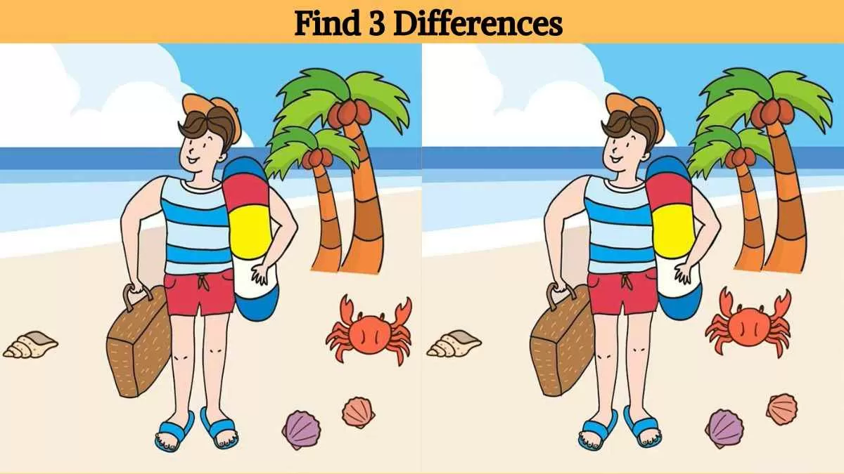 Find 3 differences in 13 seconds