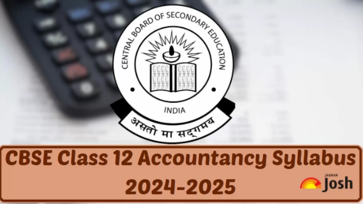 CBSE Accountancy Class 12 Syllabus 2024-2025 PDF for Download