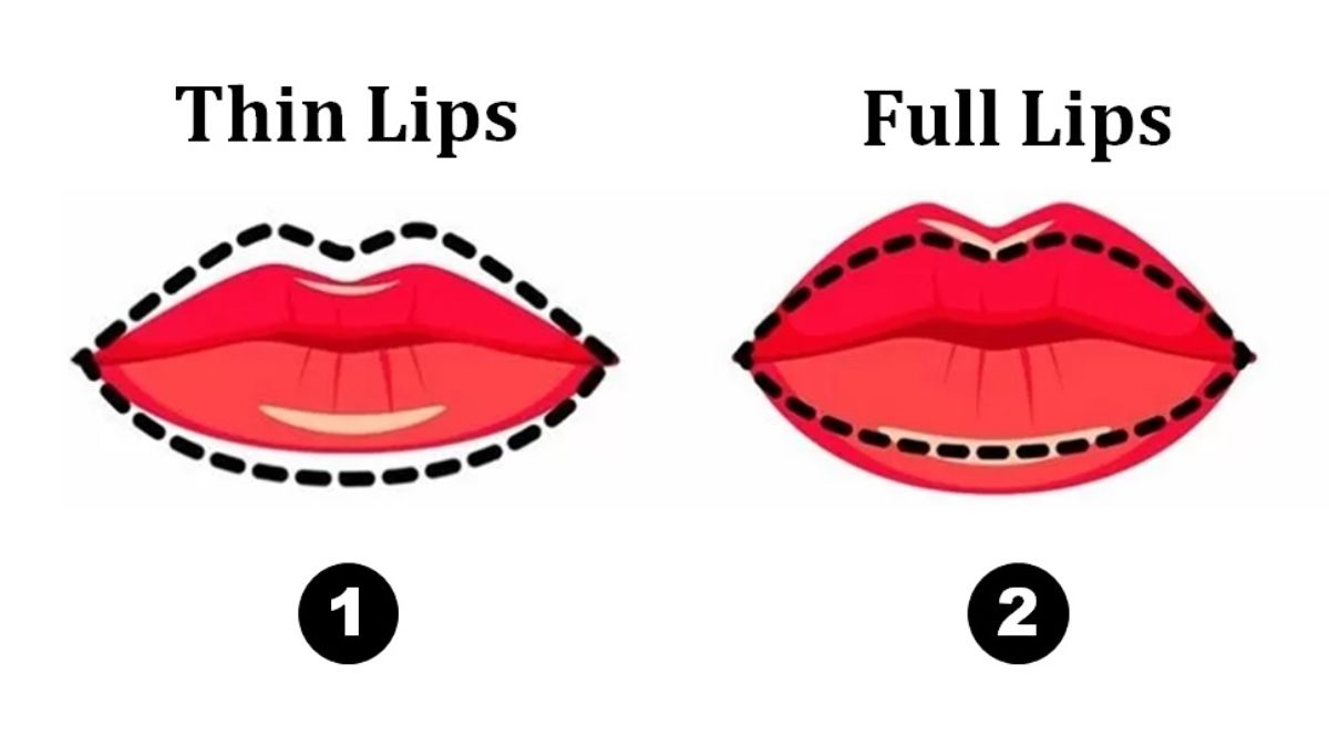 lip shape personality traits