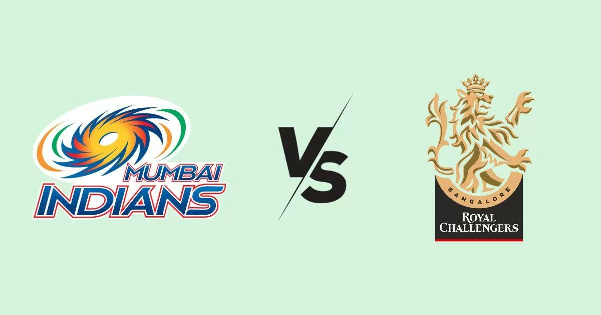 Get here all the details about today’s IPL match between Mumbai and Bangalore