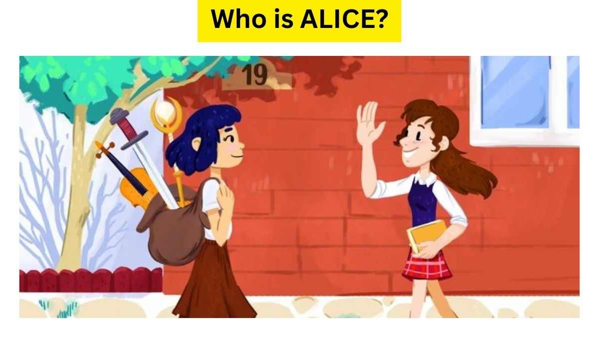  Test Your IQ: Can You Guess Who Is Alice In This Picture Of Two Friends? 19 Seconds
