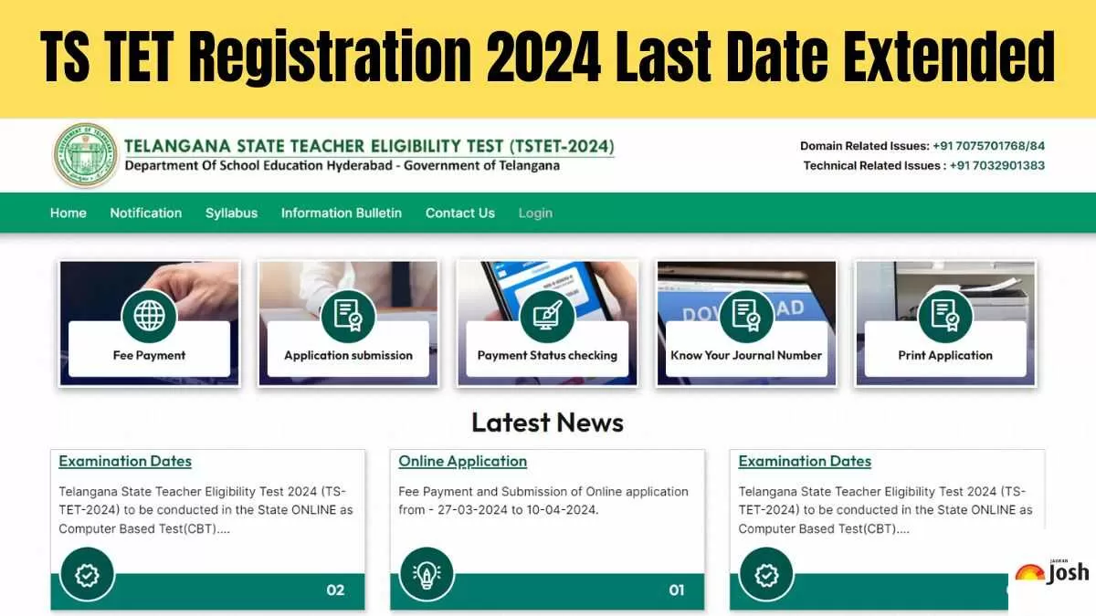 TS TET 2025 Registration Last Date Extended Till April 20 Direct Link to Apply Online for