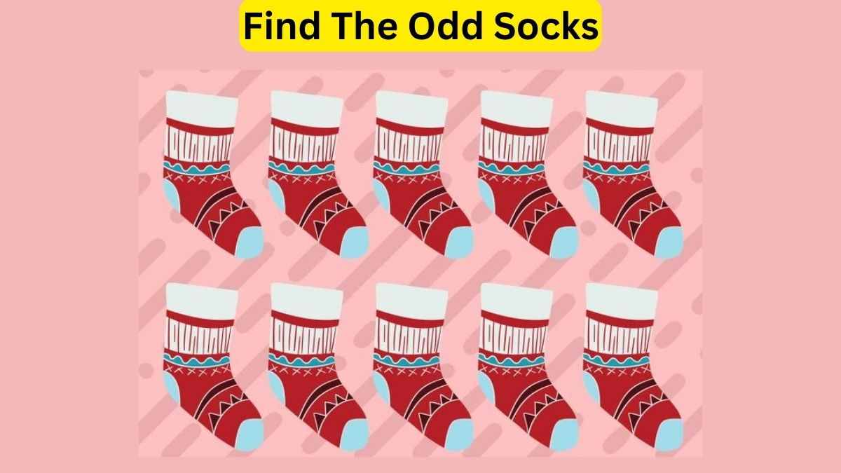 Viral Brain Teaser: Find The Odd Socks In The Bunch Within 19 Seconds. Try Your Luck!