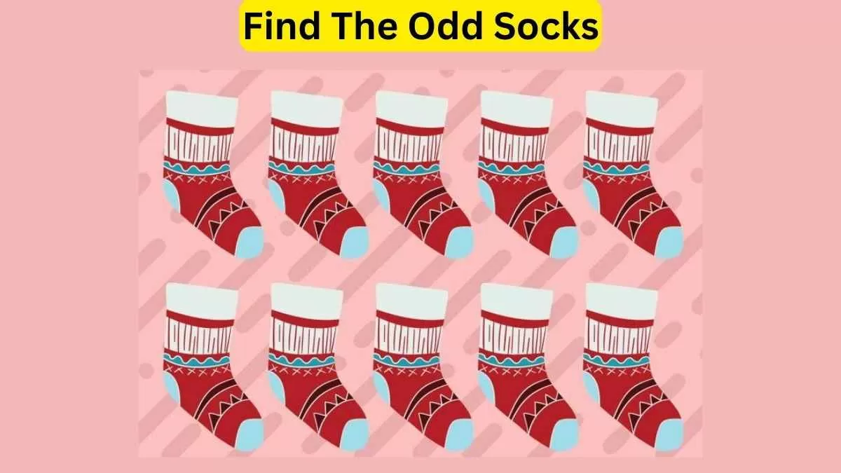 Viral Brain Teaser: Find The Odd Socks In The Bunch Within 19 Seconds ...