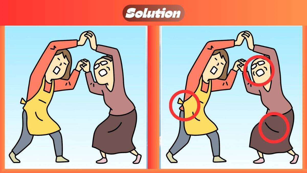 Find 3 Differences In 15 Seconds In This Women Fighting Scene