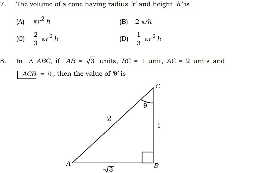 Karnataka SSLC Maths Model Paper 2024, Get Free PDF Download!