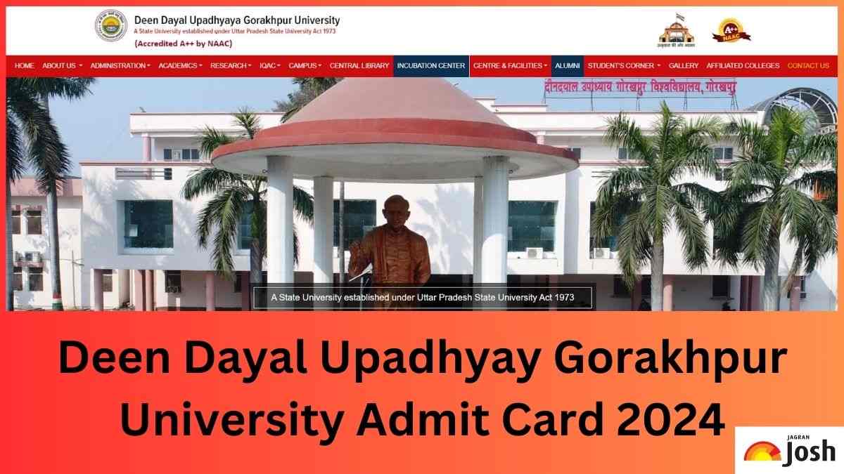 DDU Admit Card 2024 OUT at ddugu.ac.in; Direct Link to Download Annual and Even Semester Exam Hall Ticket PDF