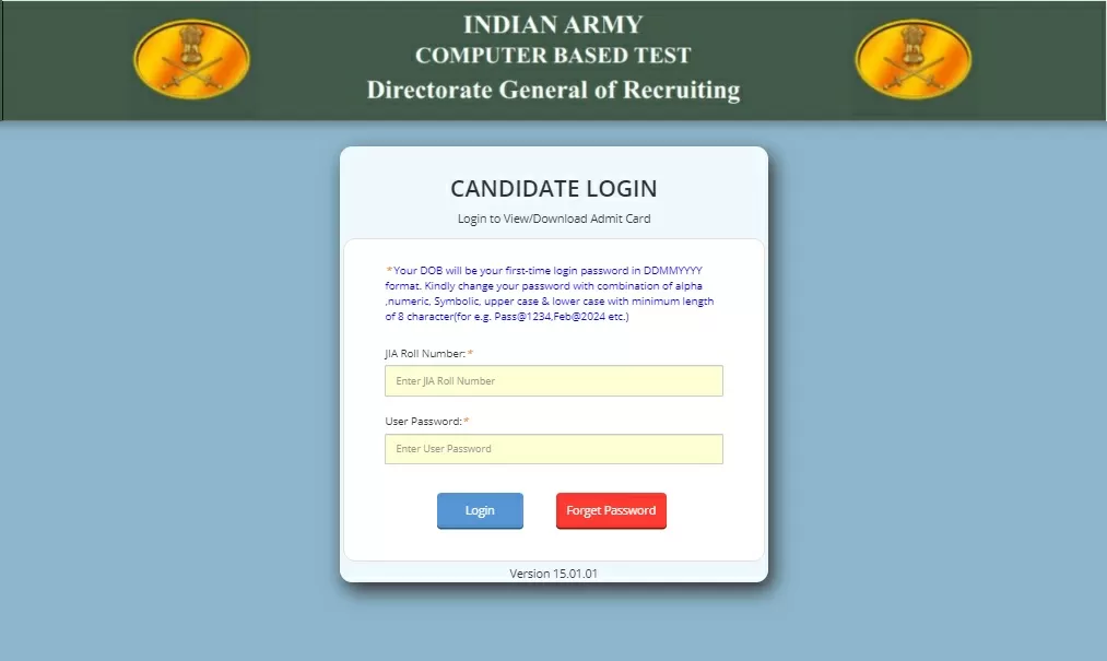 इंडियन आर्मी अग्निवीर एडमिट कार्ड 2024 जारी कर दिया है।