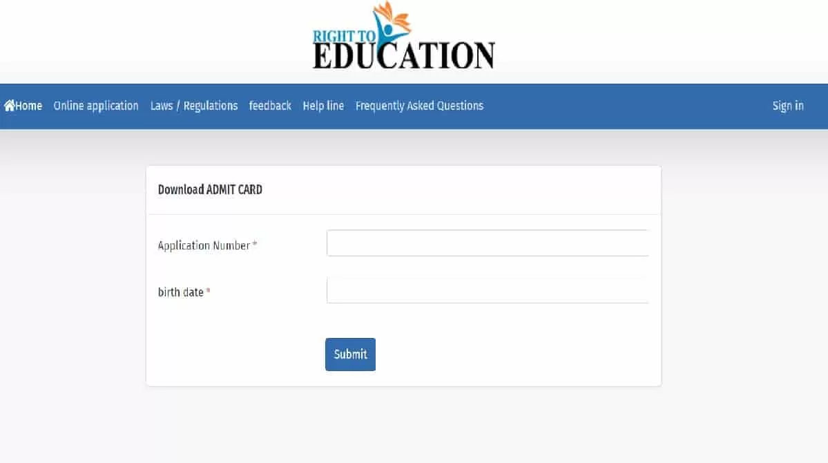 Gujarat RTE Admit Card 2024
