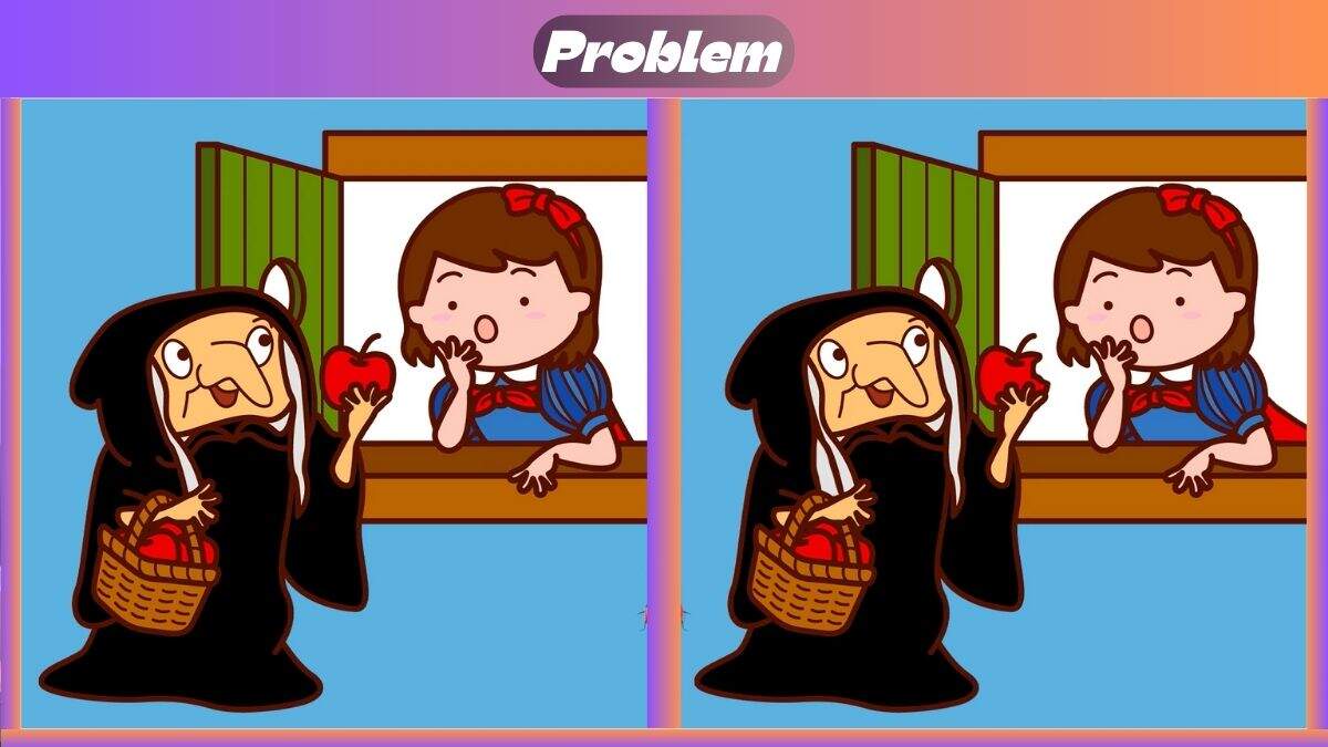 Find 3 Differences In 12 Seconds In This Snow White Scene