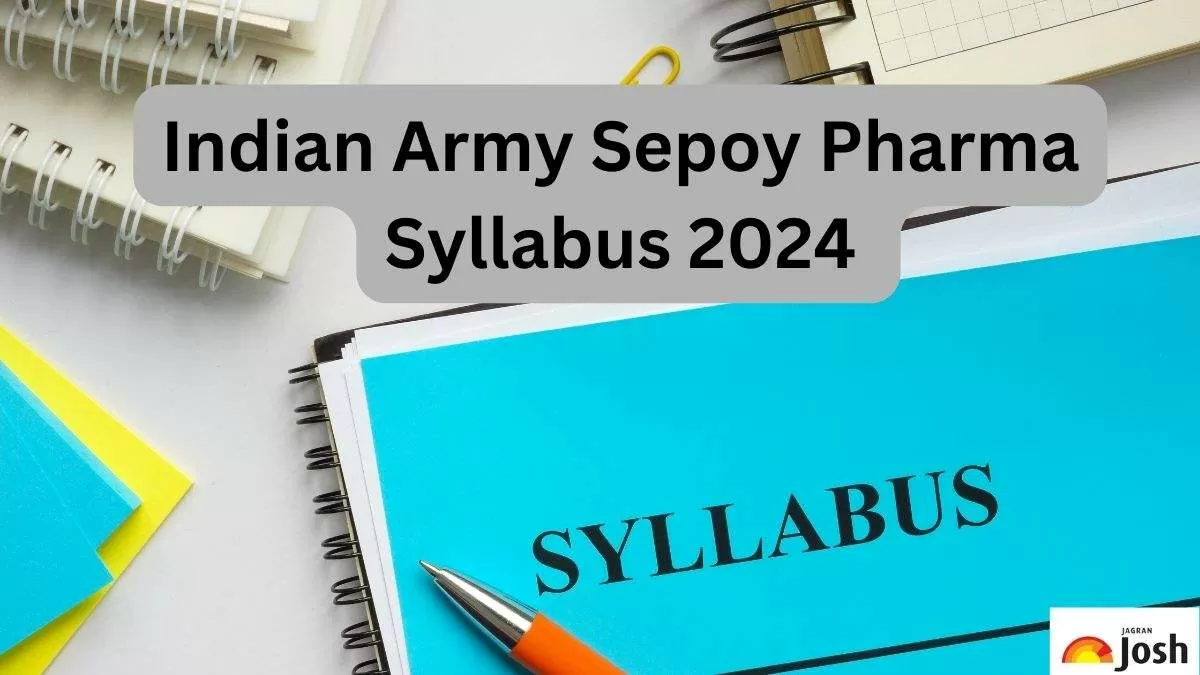 Get here the complete Indian Army Sepoy Pharma syllabus 2024