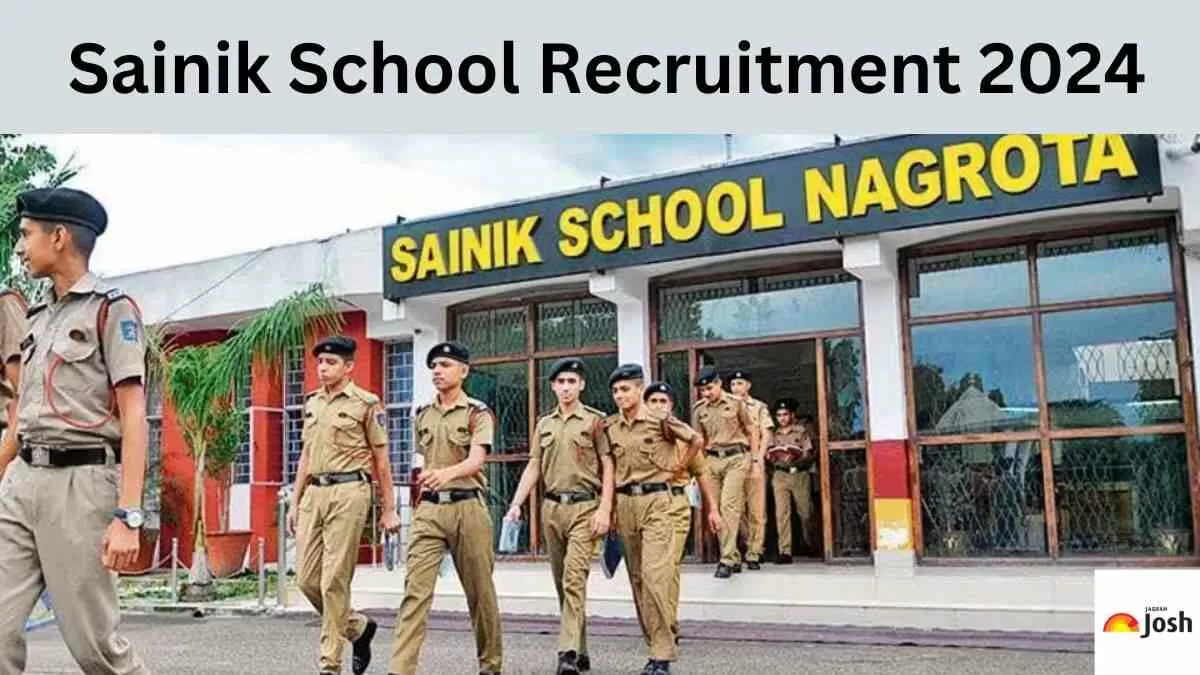 Get all the details about Sainik School Recruitment 2024 here.