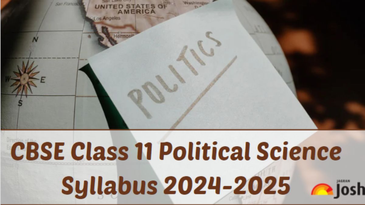 CBSE Political Science Class 11 Syllabus 20242025 PDF for Download