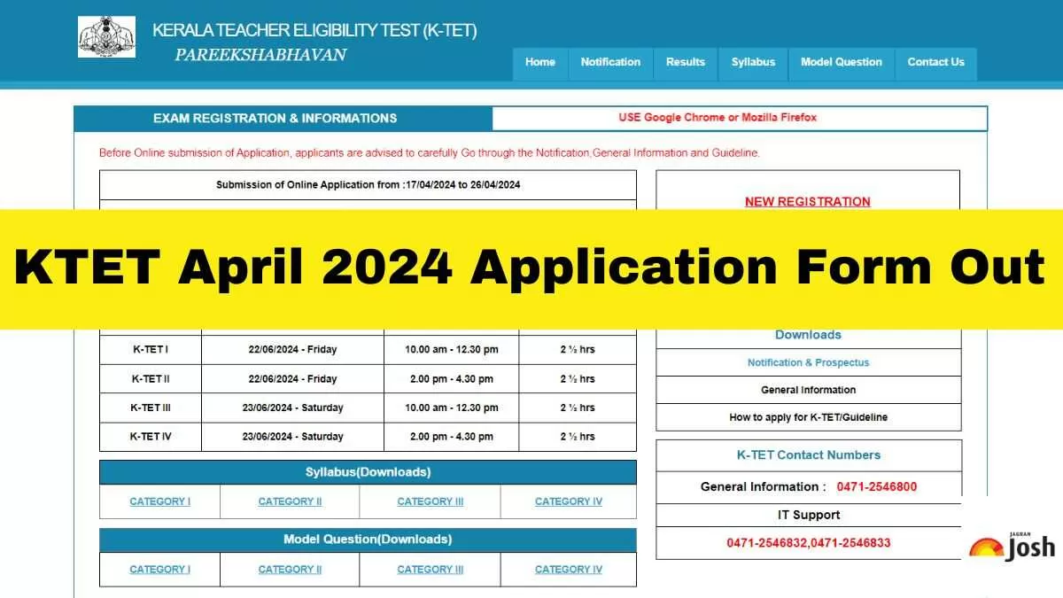 Find the direct online KTET Application Form 2024 link here.