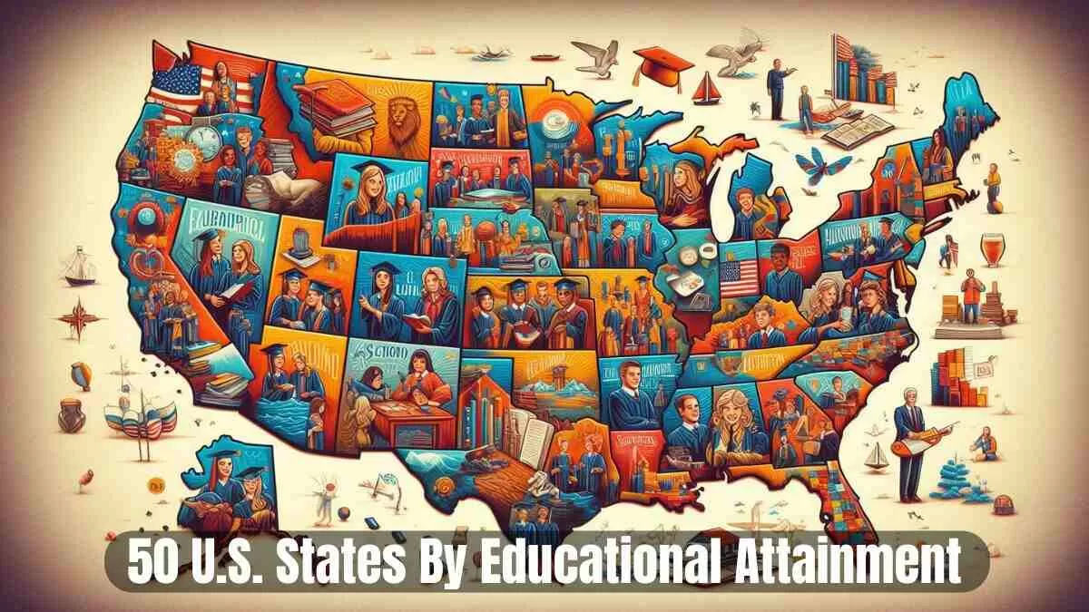 Top 50 U.S. States by Educational Attainment: List Here