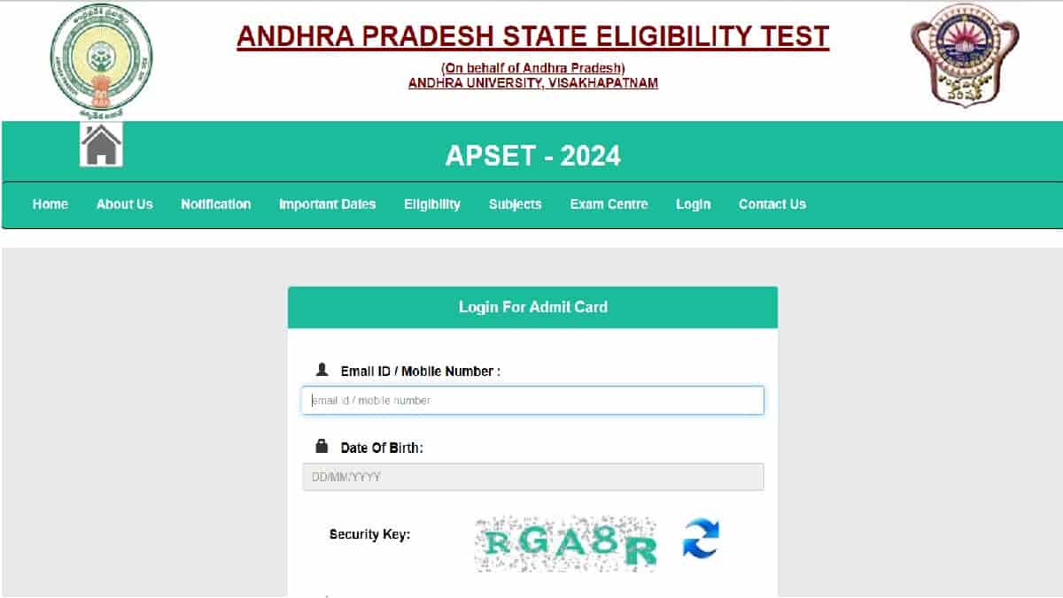 APSET Hall Ticket 2024 OUT at apset.net.in, Download AP SET Admit Card Here