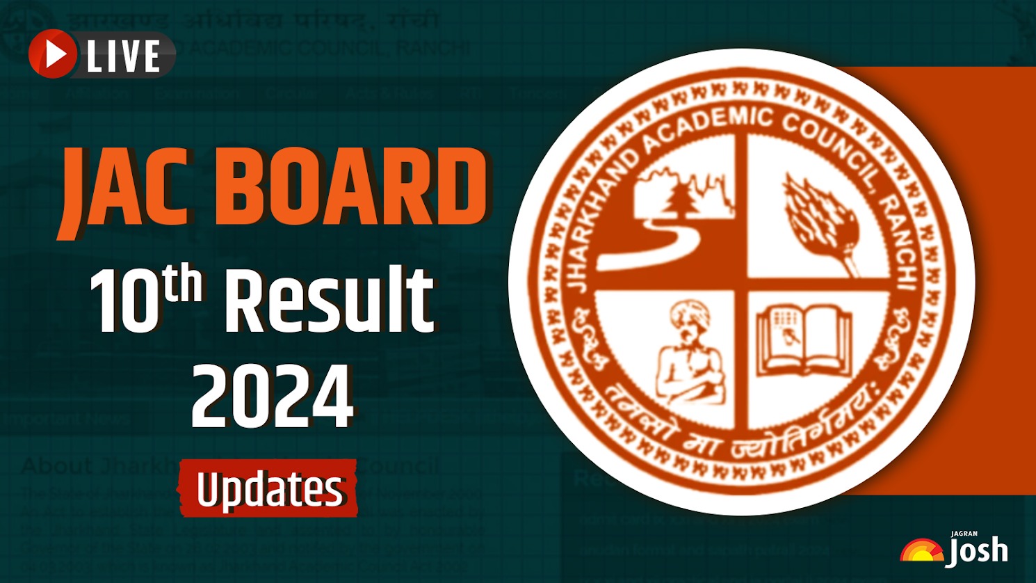 JAC 10th Result 2024 Released at jac.nic.in, Steps to Download