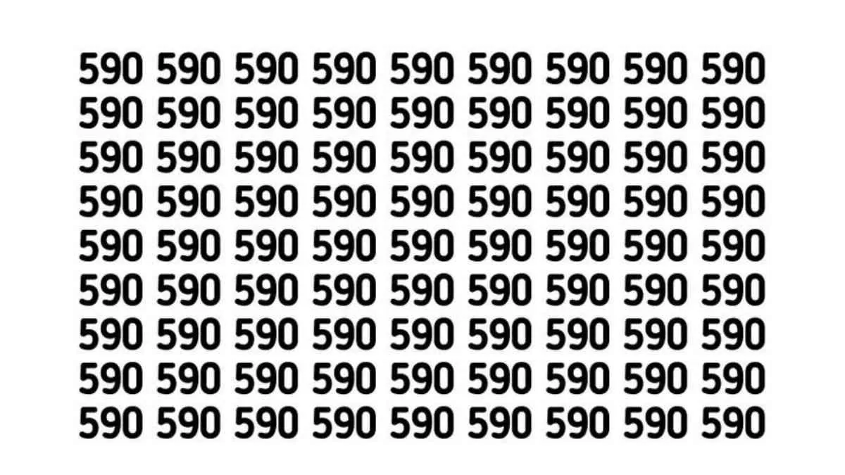 Spot The Odd Number In The Picture!