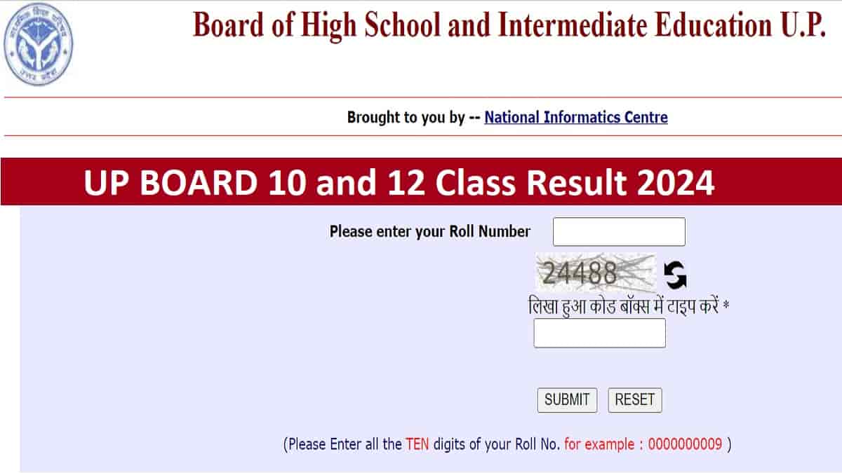 10th, 12th Result 2024 Today: UPMSP UP Board High School, Inter Result at upresults.nic.in, Check Latest News Here